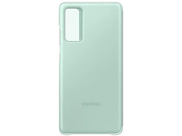 Чехол-книжка Samsung Smart Clear View Cover для смартфона Samsung Galaxy S20 FE, Полиуретан/поликарбонат, Мятный EF-ZG780CMEGRU