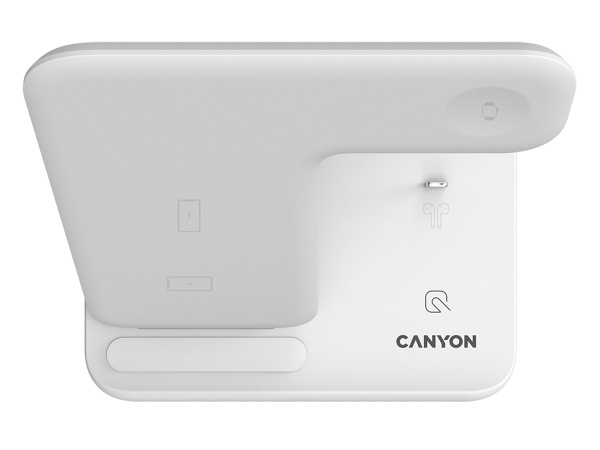 Беспроводное зарядное устройство 3 в 1 Canyon WS-302, с поддержкой Qi ...