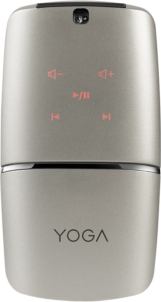 Мышь беспроводная Lenovo Yoga Mouse, Bluetooth/Wireless USB, 1600dpi Серебристый GX30K69566