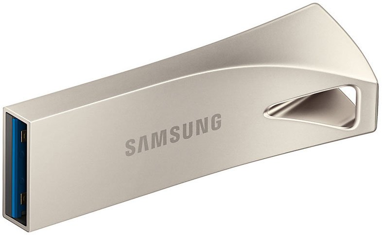 Флешка Samsung BAR Plus 256Gb, USB 3.1, Серебристый MUF-256BE3/APC