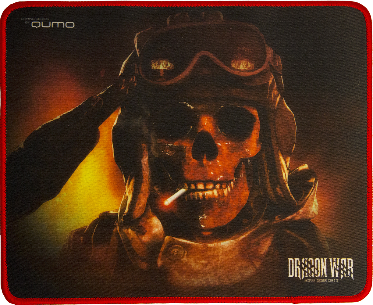 Коврик для мыши игровой Qumo Deadly Salute, 280x230 мм, Рисунок 23170 