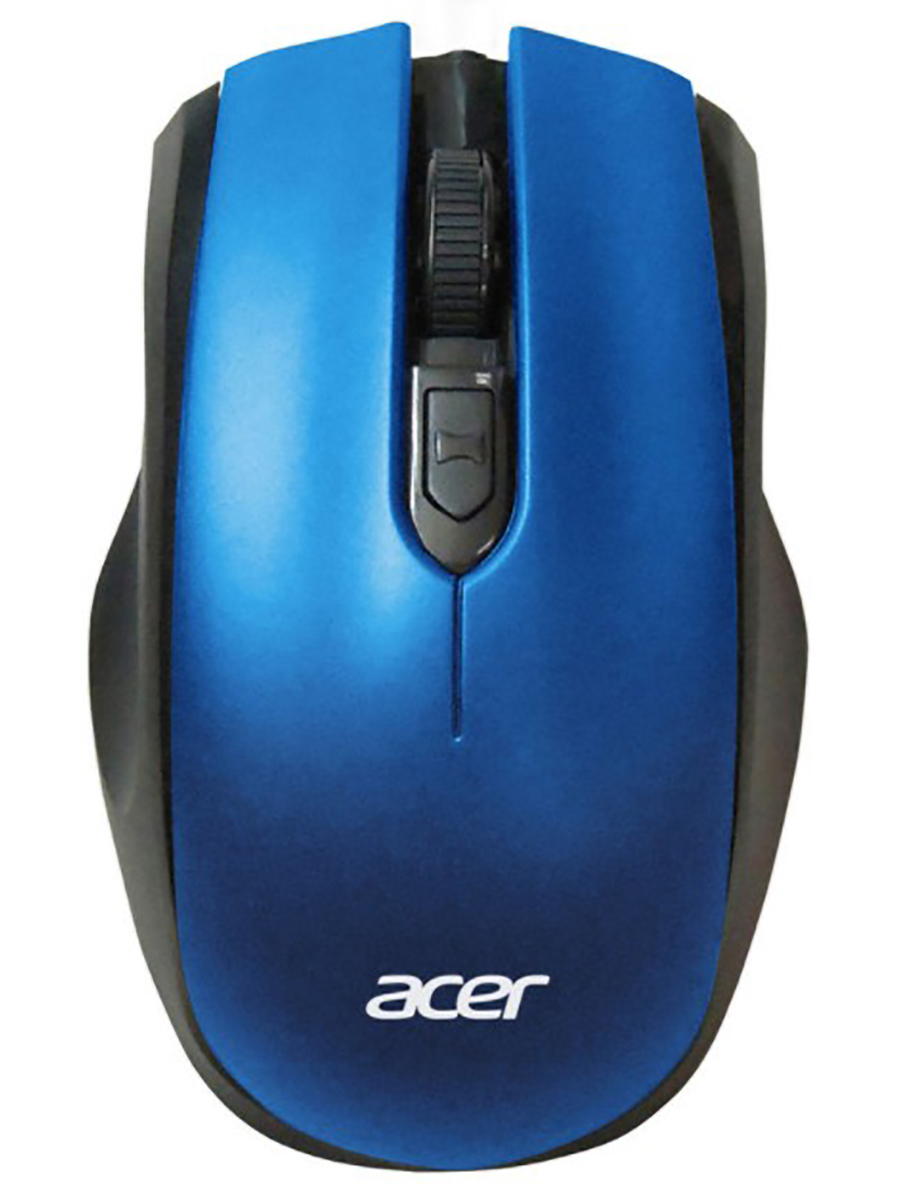 Мышь беспроводная Acer OMR031,1600dpi, Wireless, Черный/Синий ZL.MCEEE.008 - фото 1