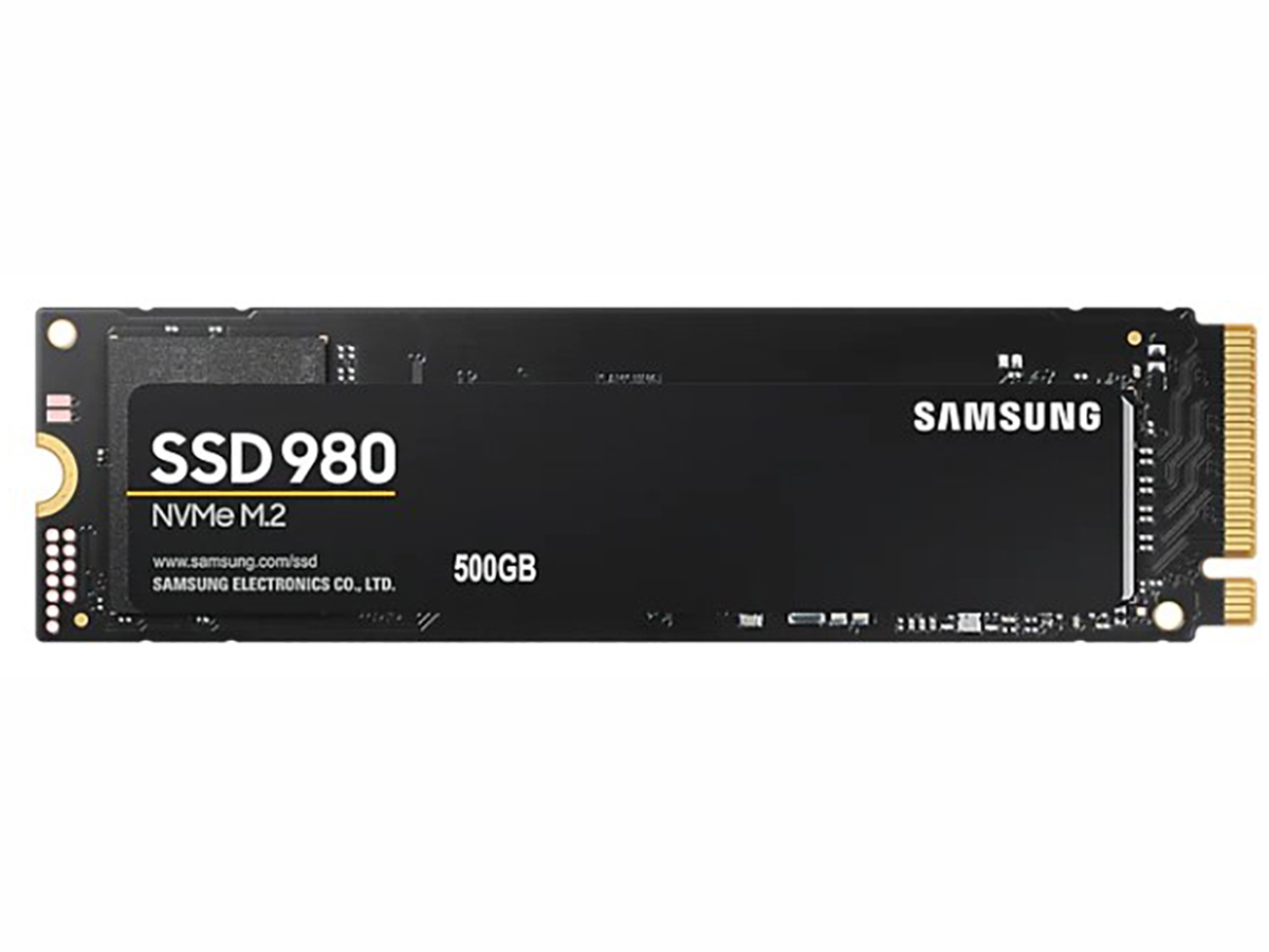 Внутренний SSD-накопитель Samsung 980 500 Gb, M.2 2280, PCIe Gen3 x4, NVMe 1.4, 3D TLC, Черный MZ-V8V500BW