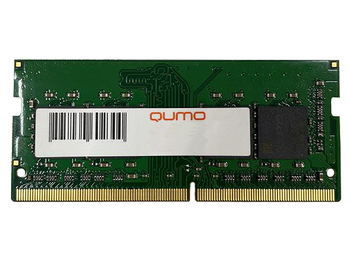 Модуль памяти Qumo SO-DIMM DDR4 16ГБ PC4-25600 3200MHz 1.2V, CL22, QUM4S-16G3200P22