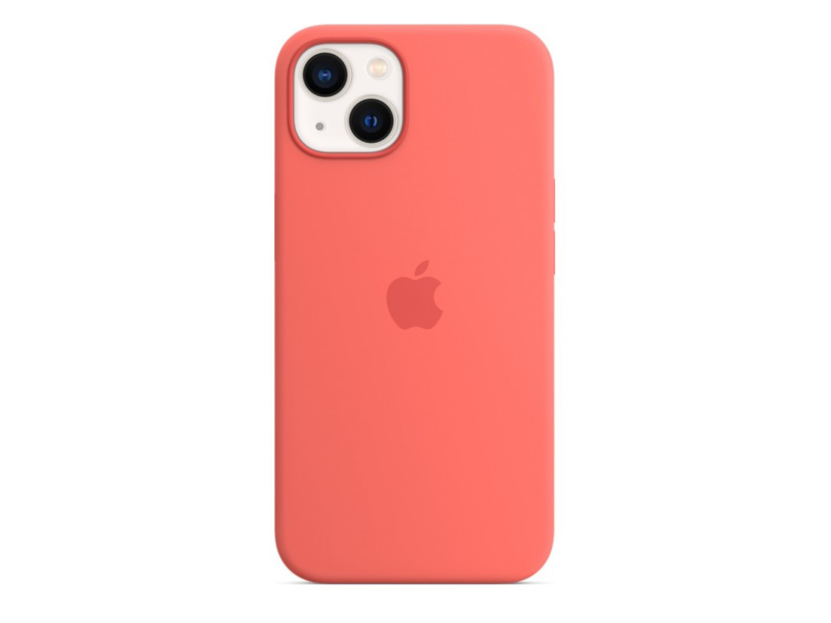 Чехол-накладка Apple Silicone Case with MagSafe Pink Pomelo для iPhone 13 Силикон, Розовый помело MM253ZE/A