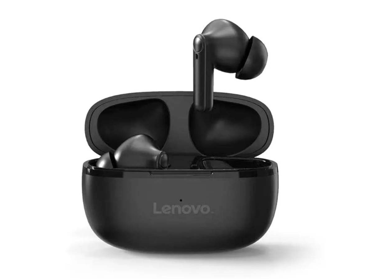 Гарнитура беспроводная Lenovo TWS HT05, Bluetooth, 40мАч, Черный, PTM7C02880