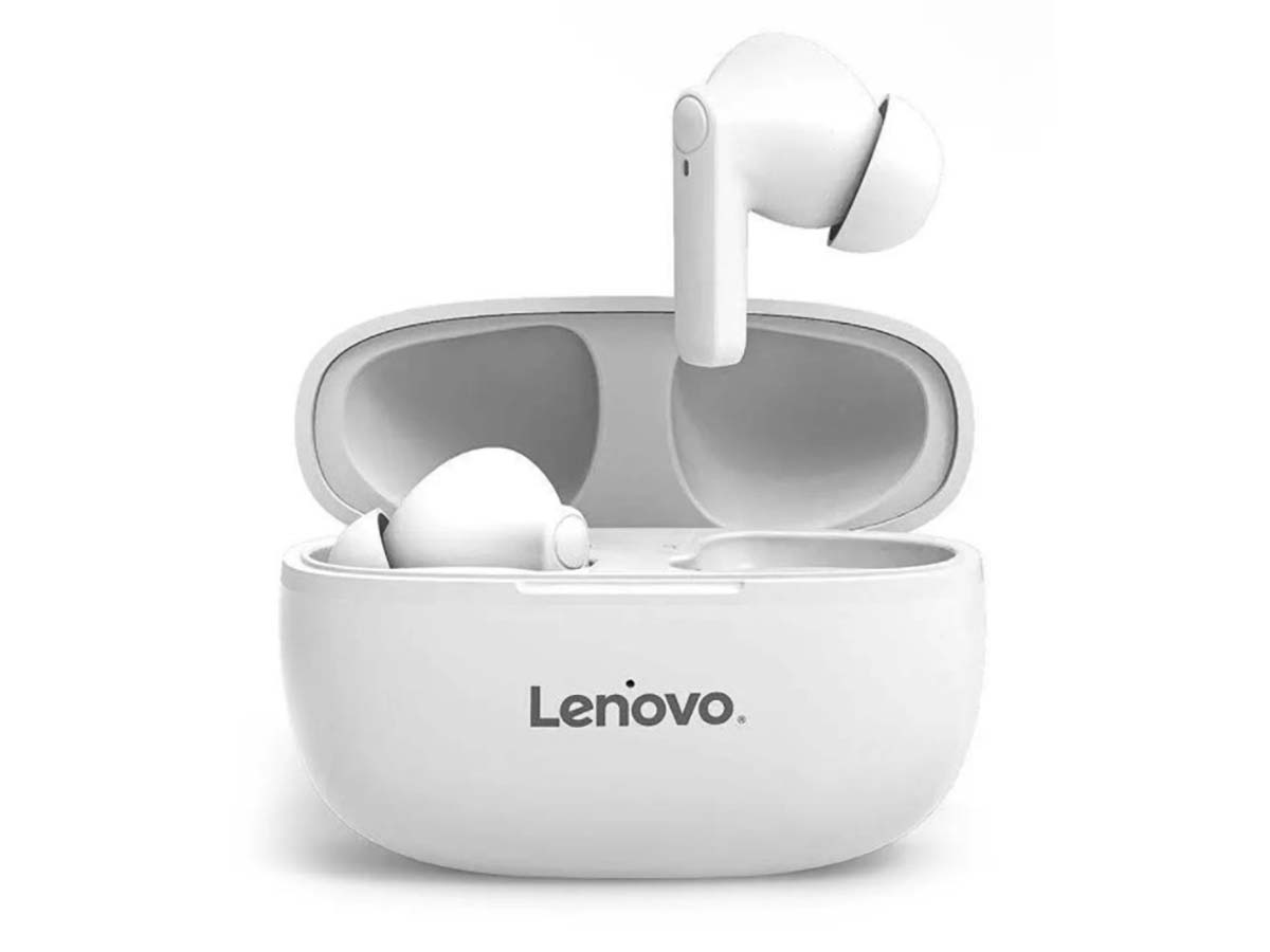 Гарнитура беспроводная Lenovo TWS HT05, Bluetooth, 40мАч, Белый, PTM7C02882