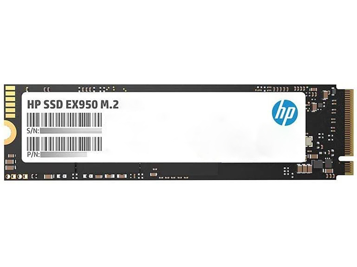 Внутренний SSD-накопитель HP EX950 1TB M2 2280, PCIe Gen3 x4, NVMe, 3D NAND, 650 TBW, Черный 5MS23AA
