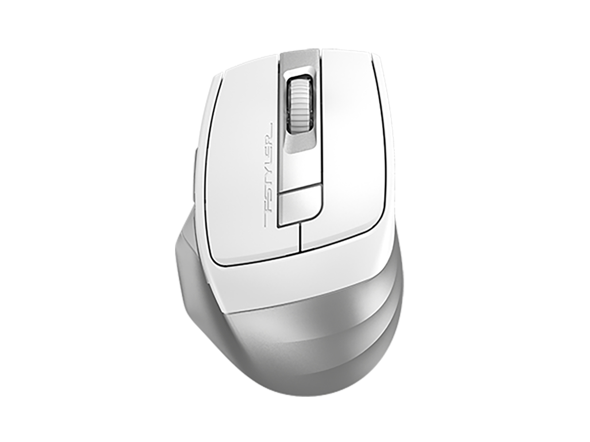 Мышь беспроводная A4Tech Fstyler FB35C, 2400dpi, Bluetooth, Wireless/USB, Белый, FB35C ICY WHITE