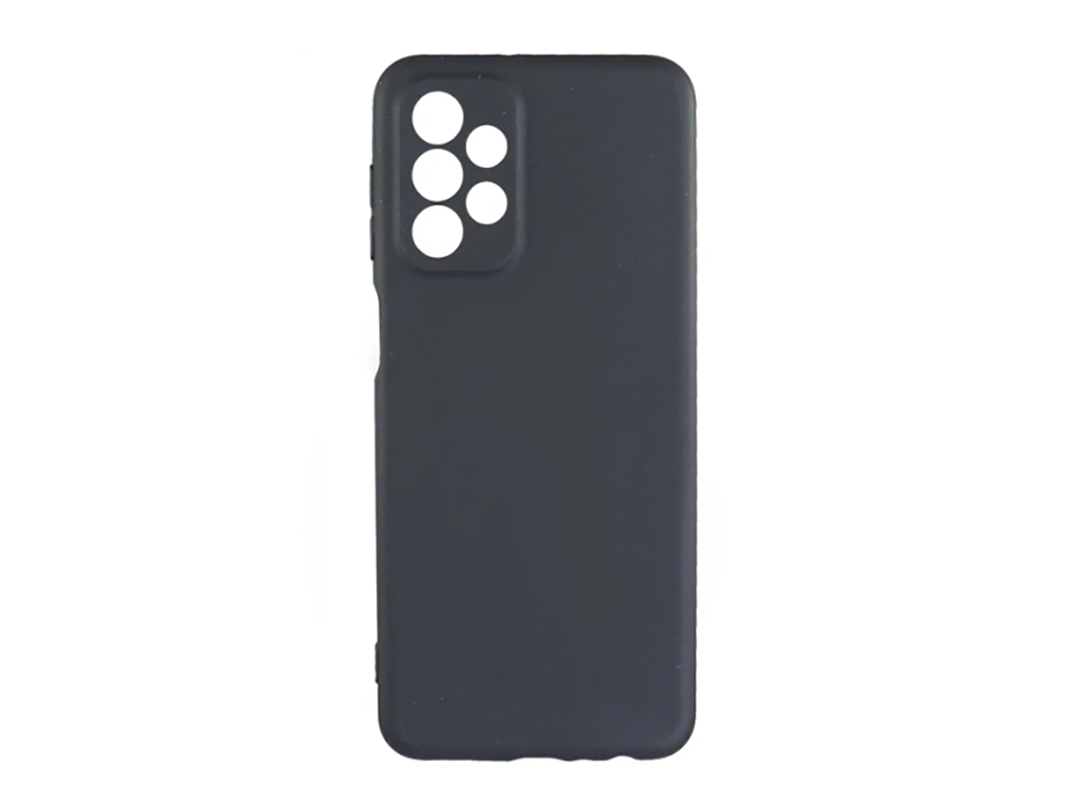 Чехол-накладка LuxCase для смартфона Samsung Galaxy A23, Термопластичный полиуретан, Черный 62690