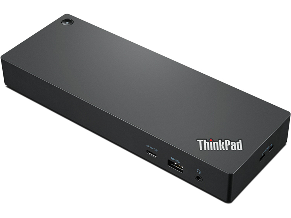 Док-станция Lenovo ThinkPad Universal Thunderbolt 4 Dock, (Thunderbolt, RJ-45, 4xUSB 3.1, USB Type-C, HDMI, 2xDP, Mini jack). 135Вт Черный 40B00135CN