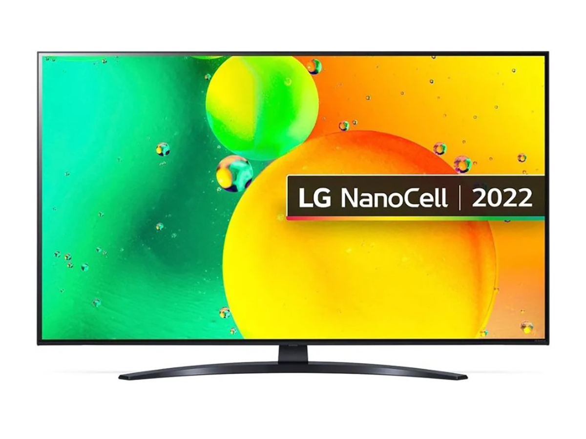 Телевизор LG 55 LED, UHD, NanoCell, Smart TV (webOS), Звук (20 Вт (2x10 Вт)), 3xHDMI, 2xUSB, 1xRJ-45, Черный (Синяя сажа), 55NANO766QA.BRUCLJP