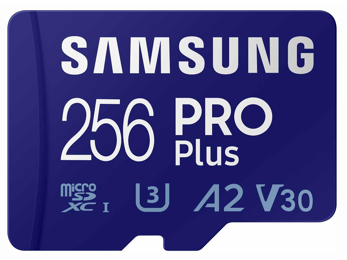 Карта памяти Samsung microSDXC 256GB PRO Plus microSDXC Class 10 UHS-I, U3 + SD адаптер MB-MD256SA/EU