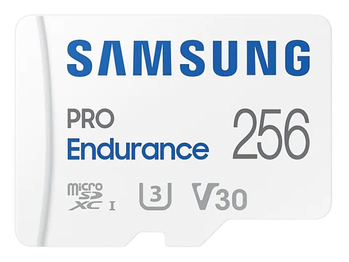 Карта памяти Samsung microSDXC 256GB PRO Endurance microSDXC Class 10 UHS-I, U3 + SD адаптер MB-MJ256KA/APC