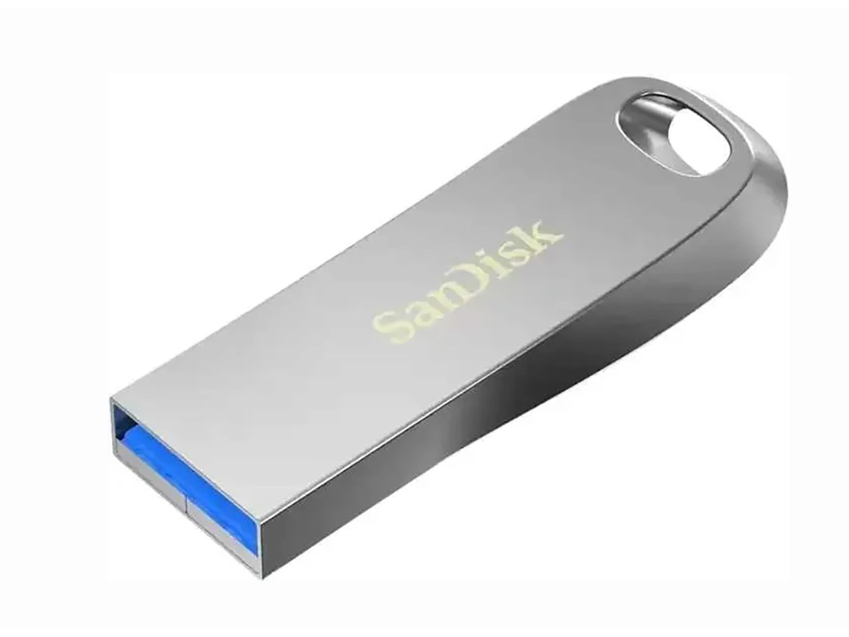 Флешка SanDisk Ultra Luxe 128Gb USB 3.1, Серебристый SDCZ74-128G-G46 - фото 1