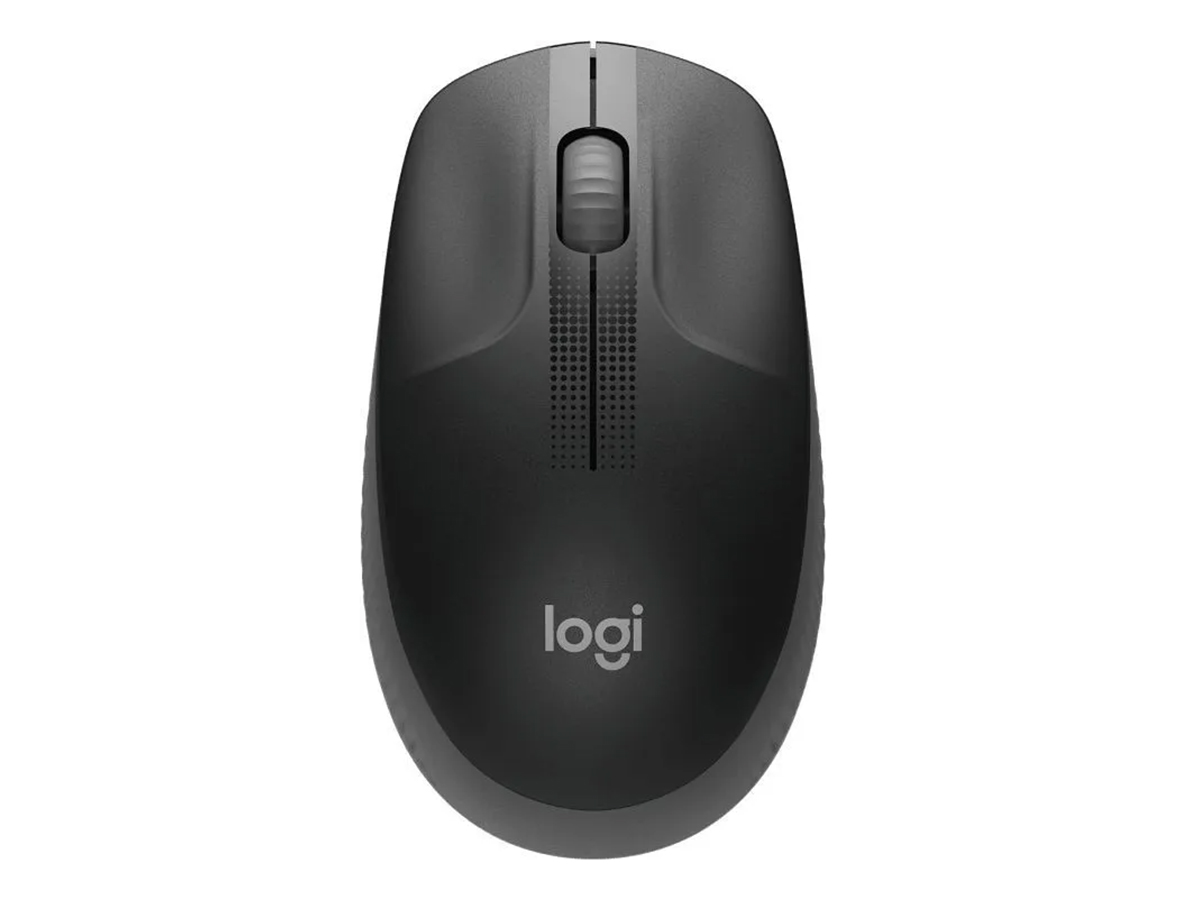 Мышь беспроводная Logitech M190, 1000dpi, Wireless/USB, Черный/Серый, 910-005906
